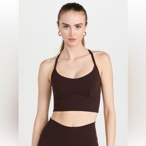 Varley Always Surrey Bra in Coffee Bean